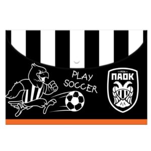 Φάκελος Κουμπί PP Α4 ΠΑΟΚ Diakakis 000130984