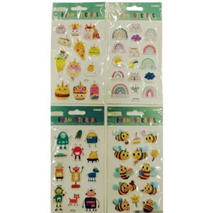 Αυτοκόλλητα Foam Upkit 4 Σχέδια 1τεμ