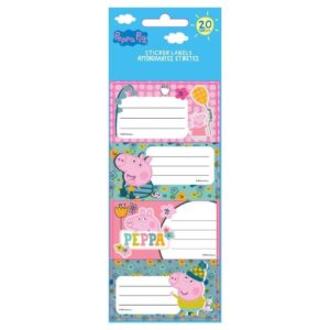 Ετικέτες 5φύλλα 20ετικέτες Peppa Pig Diakakis 000482775