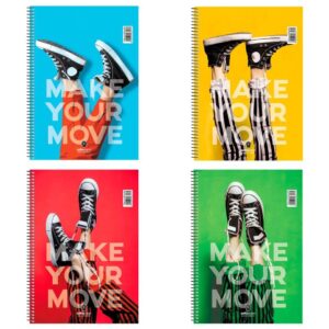Τετράδιο Σπιράλ 17x25 Make your move 4θ 6514