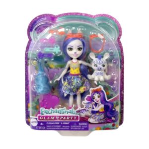 Enchantimals Glam Party Zemirah Zebra & Grainy Mattel HNV28