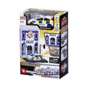 Burago City Police Station με 1 Αυτοκινητάκι 18/31502