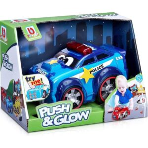 Bburago Push & Glow Αστυνομικό με Ήχο Burago 16/89004