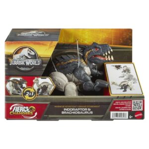 Jurassic World Δεινόσαυρος Indoraptor & Brachiosaurus Mattel HPD35