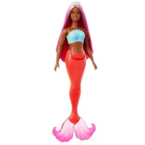 Barbie Dreamtopia Γοργόνα Πορτοκαλί Mattel HRR02
