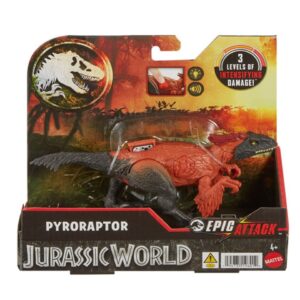 Jurassic World Δεινόσαυρος Epic Attack Pyroraptor Mattel HTP67