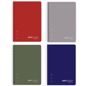 Τετράδιο Σπιράλ 17Χ25 Savi 5θ Basic