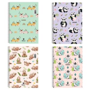 Τετράδιο Σπιράλ 17x25 Safari 3θ 5583