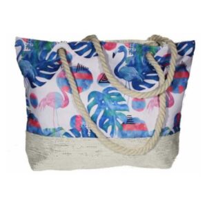Τσάντα Θαλάσσης 55x38cm Φλαμίνγκο 21-03065