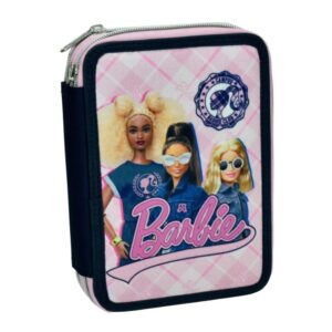 Κασετίνα Διπλή Γεμάτη Barbie Gim 349-87100