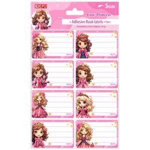 Ετικέτες Αυτοκόλλητες Sticki Cute Princess 16τεμ 213133