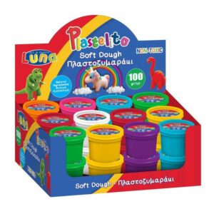 Πλαστελίνη Soft Dough 100gr/τεμ Luna 000621972 1τεμ