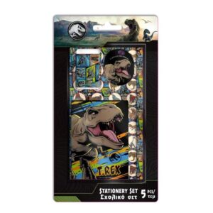 Σχολικό Σετ 5τεμαχίων Jurassic World Diakakis 000570971