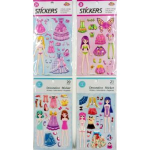 Αυτοκόλλητα Ντύνω Ξεντύνω