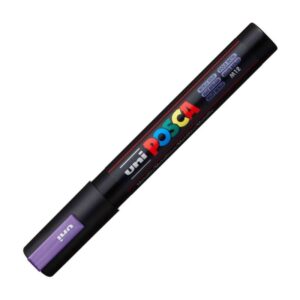 Μαρκαδόρος Posca PC-5M Metallic Violet Uniball