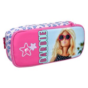Κασετίνα Βαρελάκι Διπλό Barbie Gim 349-86144