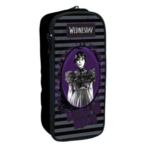 Κασετίνα Βαρελάκι Διπλό Wednesday Gim 316-20144