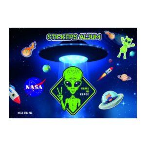 Άλμπουμ για αυτοκόλλητα 16σελ Nasa