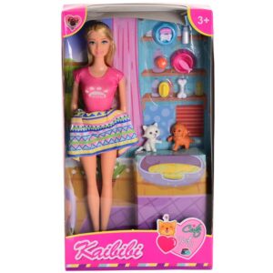 Κούκλα με ζωάκια & αξεσουάρ Martin Toys WG025