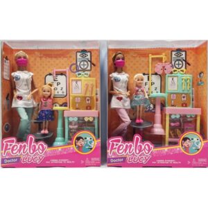 Κούκλα οφθαλμίατρος με παιδάκι Martin Toys FB091