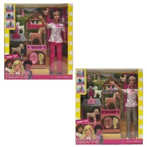 Κούκλα Κτηνίατρος με ζωάκια Martin Toys FB112