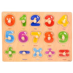 Ξύλινο Πάζλ με Σφηνώματα Αριθμοί Martin Toys A002