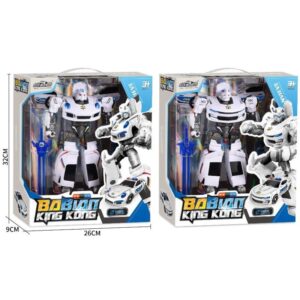 Μετασχηματιζόμενο Robot police 2 σχέδια Martin Toys 8228-A5