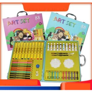 Κασετίνα Ζωγραφικής Ξύλινη Art Set Με 88 Αξεσουάρ Martin Toys KH-88
