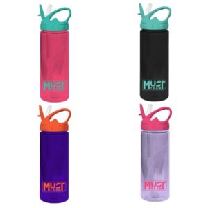 Παγούρι Πλαστικό με καλαμάκι 500ml Must Diakakis 000586435