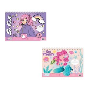 Μπλόκ Ζωγραφικής Α4 40φ So Cute Αυτοκόλλητα+Στένσιλ Diakakis 000586619