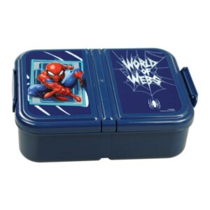 Δοχείο Φαγητού με 3 χωρίσματα 900ml Spiderman Gim 557-00262