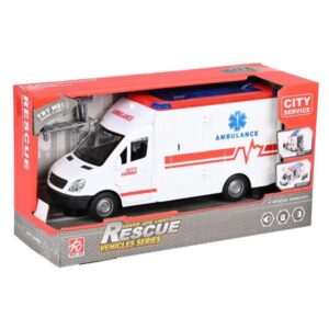 Friction 1:16 Φως & Ήχος Ασθενοφόρο Martin Toys RJ5501A
