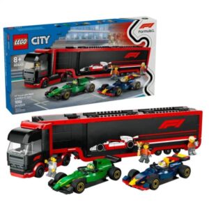 Lego City F1® Truck with RB20 & AMR24 F1® Cars 60445
