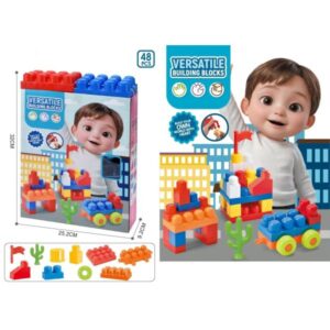 Τουβλάκια Μεγάλα 48 Τμχ Martin Toys J777-126