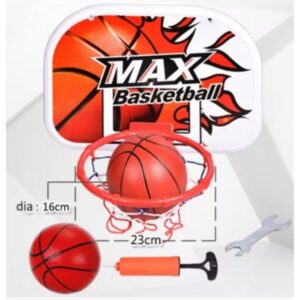 Μπασκέτα Πλαστικό Ταμπλό Σιδερένιο Στεφάνι Martin Toys AT-819