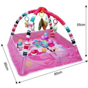 Bebe Πάρκο Γυμναστήριο με 20 μπάλες ροζ Martin Toys BY-A200