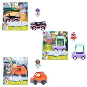 Bluey Όχημα & Φιγούρα 6εκ. 3 Σχέδια Giochi Preziosi BLYA7000