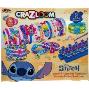 Cra-z-Art Stitch Αργαλειός ελαστικών κοσμημάτων Lexibook Real Fun Toys CRLOOM9D