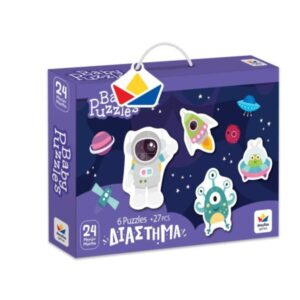Baby Πάζλ 2τεμ-7τεμ Διάστημα Desyllas 101501