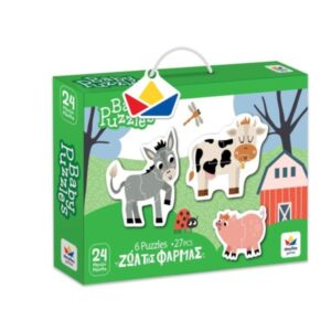 Baby Πάζλ 2τεμ-7τεμ Ζώα της Φάρμας Desyllas 101505
