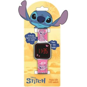 Ρολόι Χειρός Led Disney Stitch Diakakis 000565655