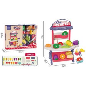 Σετ Φρούτα & Λαχανικά σε πάγκο Martin Toys 623-1007