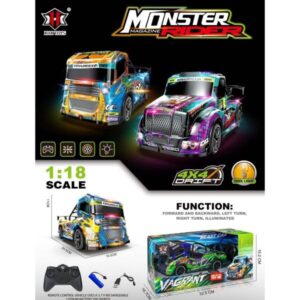 R/C Τηλεκατευθυνόμενο Track 4 functions με φώτα Martin Toys 000-059