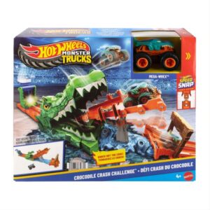 Hotwheels Monster Trucks Cocodrile Crash Challenge Mattel JJN45