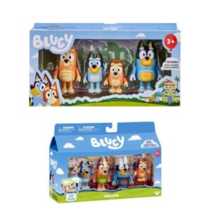 Bluey Σετ 4 Φιγούρες Giochi Preziosi BLYA6100