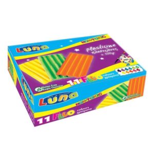 Πλαστελίνη 11 Χρωμάτων Fluo Luna 000622942