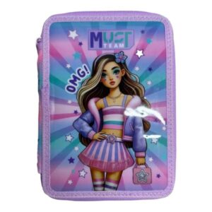 Κασετίνα Διπλή Γεμάτη Fashion Girl Must Diakakis 000587248