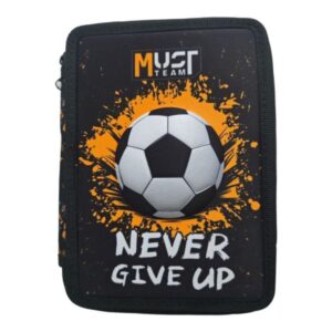 Κασετίνα Διπλή Γεμάτη Never Give Up Must Diakakis 000587581