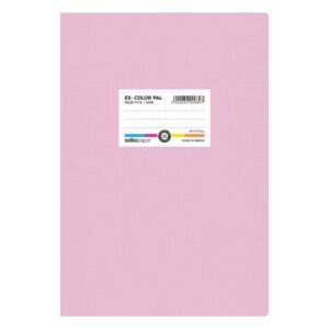 Τετράδιο Πλαστικό Ex-Color Pal 17Χ25 Ροζ 50φ Salko 2089