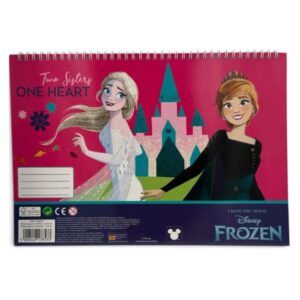 Μπλόκ Ζωγραφικής Α4 40Φ +Αυτοκόλλητα Frozen Gim 341-73416